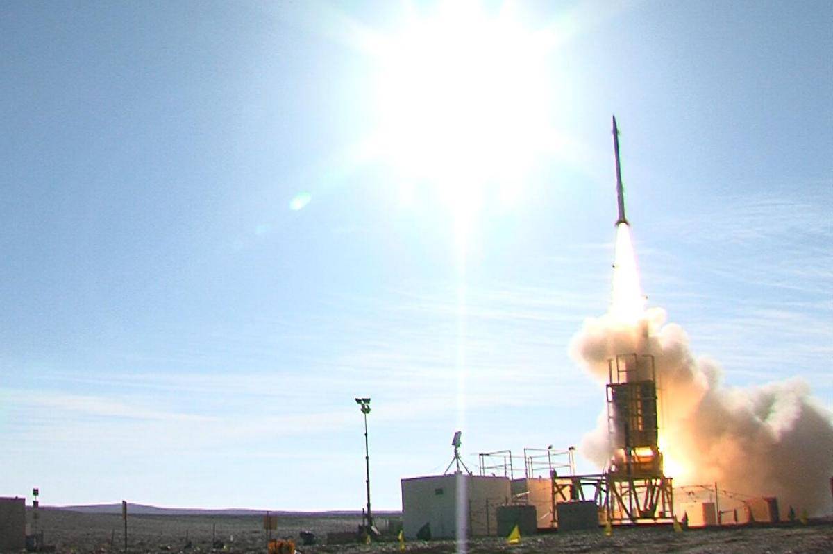 uji coba David's Sling pada 2012. (commons.wikimedia.org/United States Missile Defense Agency)