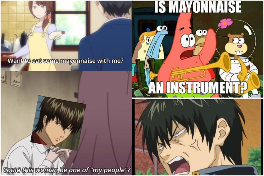 8 Meme Hijikata dalam Gintama, Penggemar Mayones Nomor Satu
