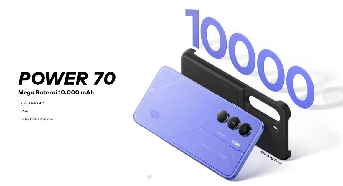 itel Power 70 yang punya baterai berkapasitas besar (itel-life.com)