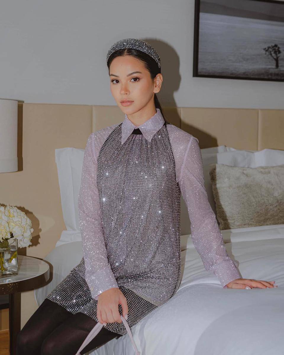 inspirasi hairdo untuk kondangan ala Alyssa Daguise (instagram.com/alyssadaguise)