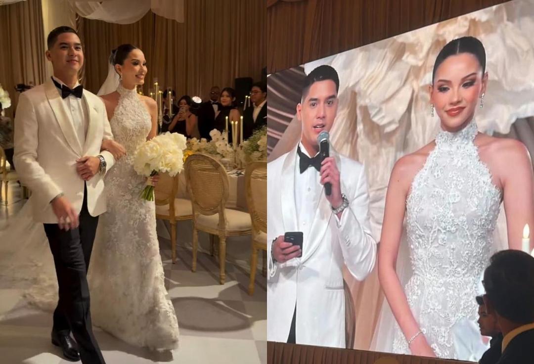 Gaya Alyssa Daguise di Resepsi Pernikahannya