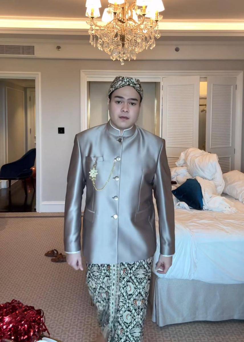 Groomsmen di akad nikah Al Ghazali dan Alyssa (instagram.com/jejesoekarno)