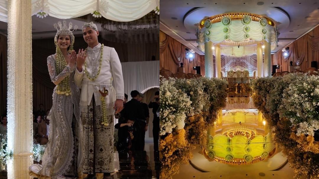 7 Dekorasi Akad Nikah Al Ghazali dan Alyssa Daguise, Elegan!