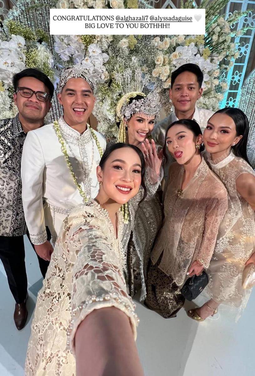 Tamu artis akad nikah Al Ghazali dan Alyssa Daguise (instagram.com/raffinagita1717)