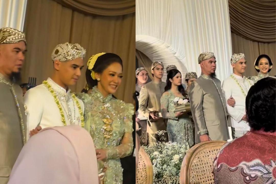 9 Potret Keluarga Al Ghazali di Akad Nikah, Ahmad Dhani dan Maia Estianty Bersanding!
