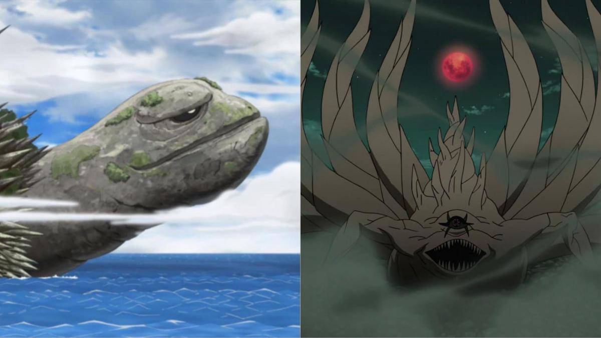 9 Makhluk Terbesar di Serial Naruto, Didominasi Monster Raksasa!