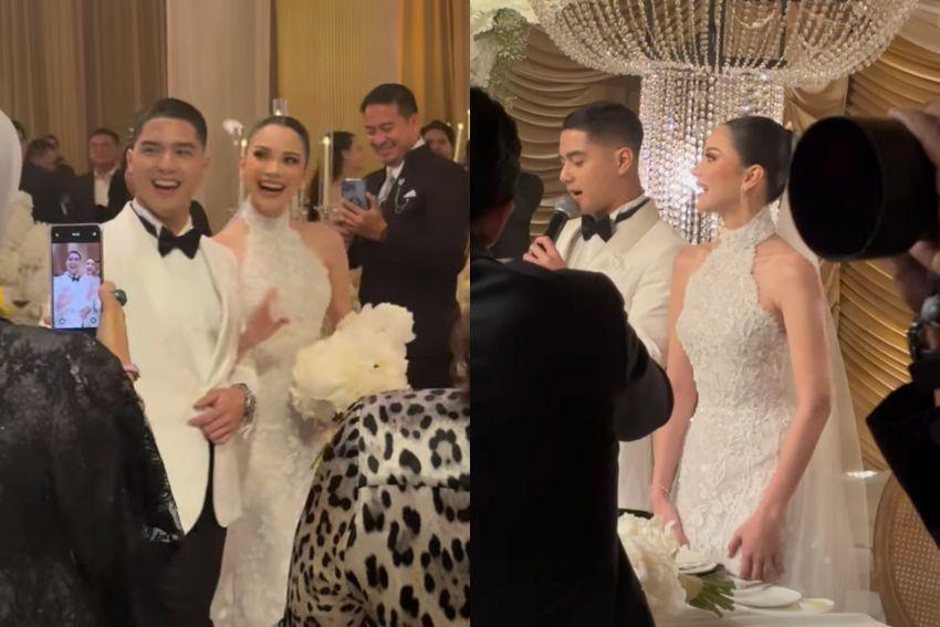 7 Momen Manis di Resepsi Al Ghazali dan Alyssa Daguise