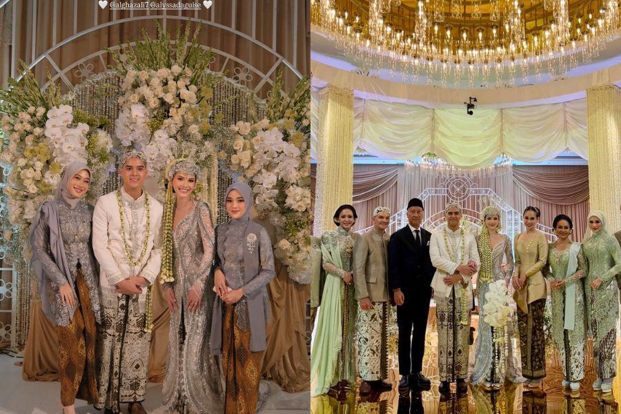 7 Gaya Keluarga di Akad Nikah Al Ghazali dan Alyssa Daguise