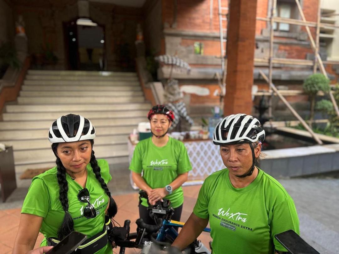 3 Perempuan Bali Bersepeda ke Jakarta, Kampanye Lingkungan Hidup