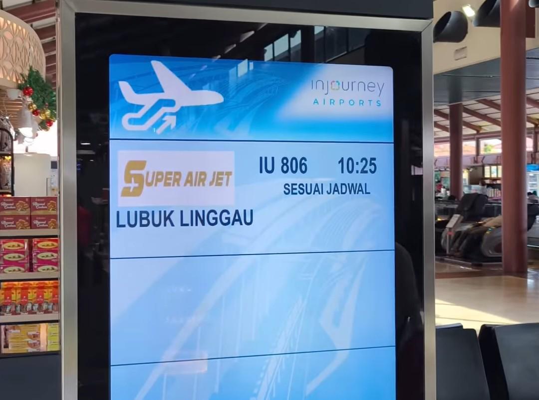Super Air Jet Hentikan Rute Penerbangan Jakarta-Lubuk Linggau