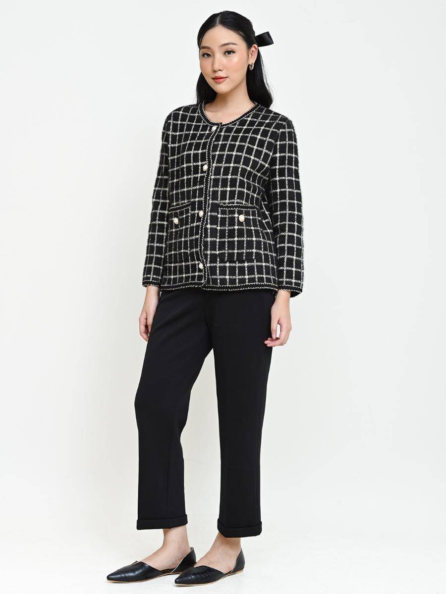 Geulis.id KATE KNIT BLAZER (shopee.co.id/Geulis.id Official Shop)