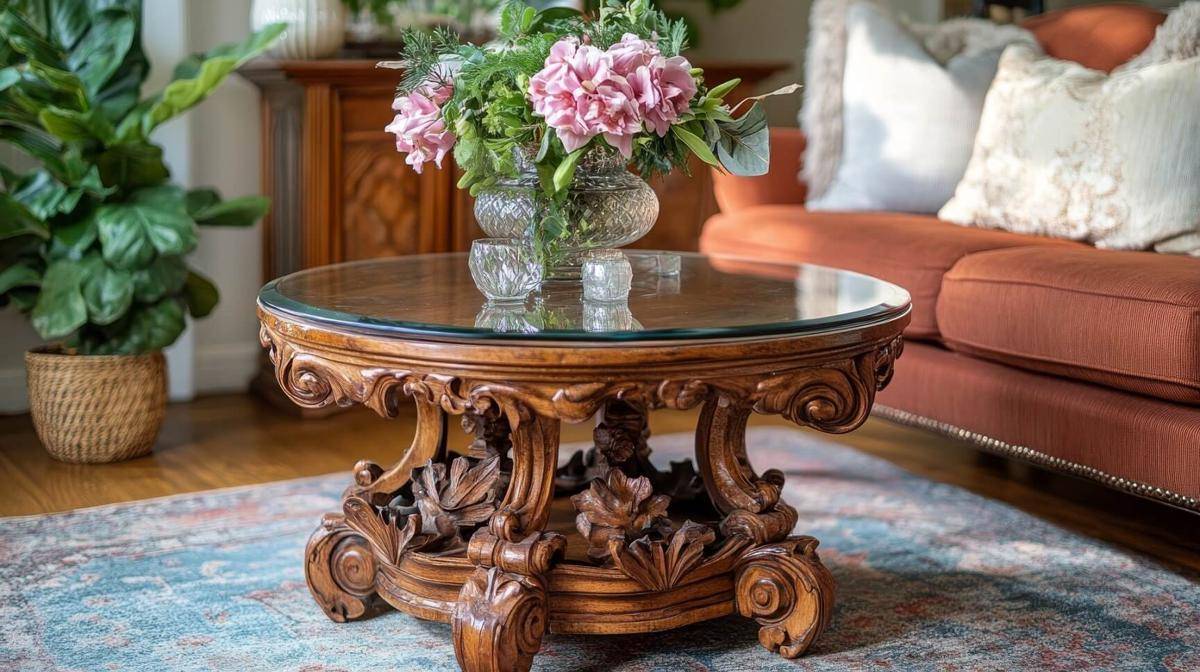 ilustrasi coffee table ruang tamu (vecteezy.com/Irina Kryvasheina)