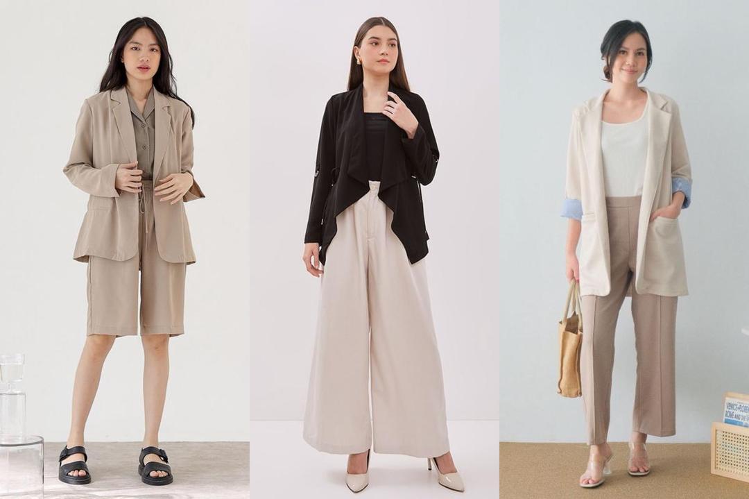 12 Rekomendasi Blazer Cewek Brand Lokal, di Bawah Rp300 Ribu!