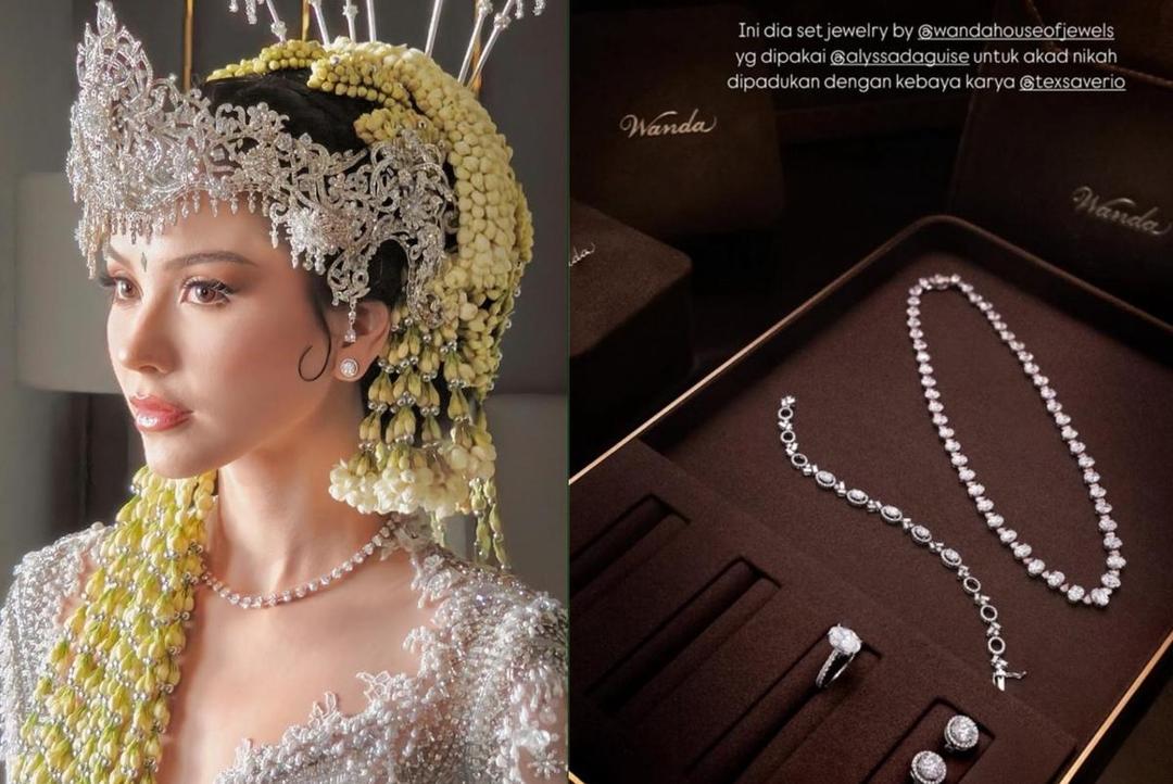 Berapa Harga Perhiasan Alyssa Daguise yang Dipakai Saat Akad Nikah?