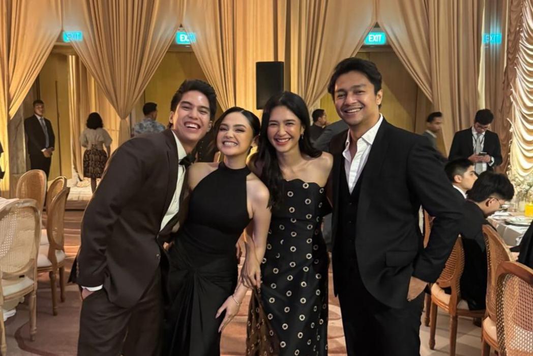 Potret pasangan artis di pernikahan Al Ghazali (instagram.com/miktambayong)