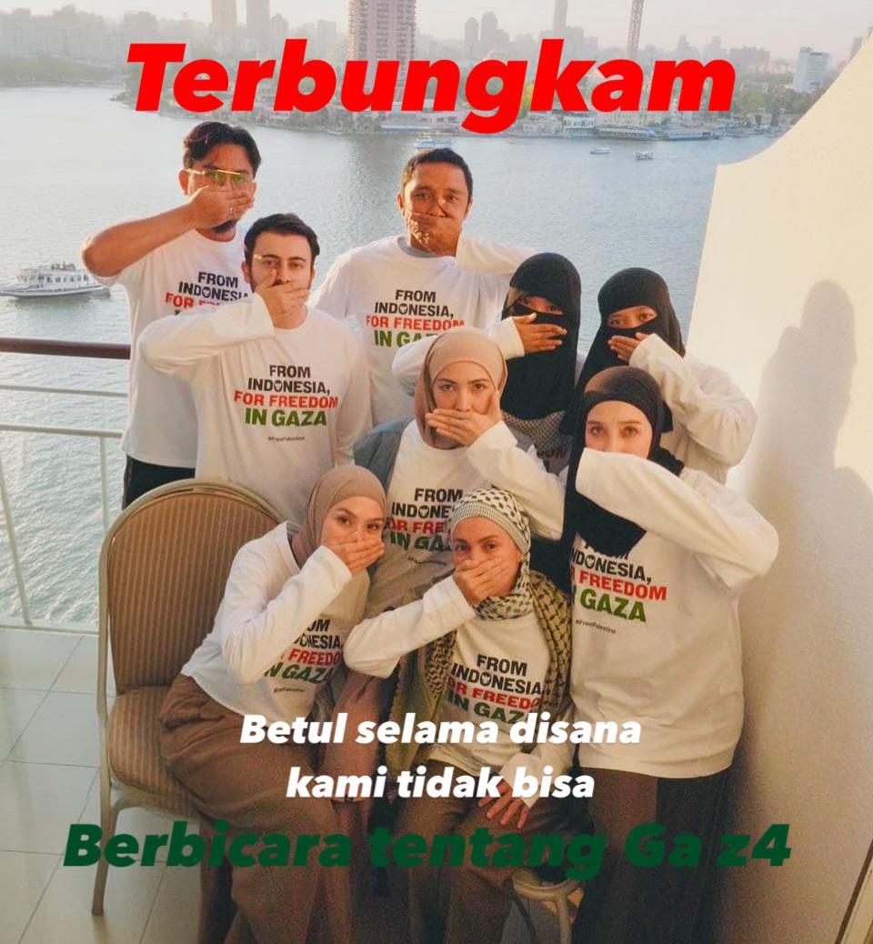 Artis ikut aksi Global March to Gaza (instagram.com/ratnagalih)