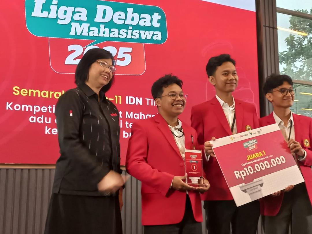 Liga Debat Mahasiswa IDN Times 2025, Unhas Keluar Sebagai Juara