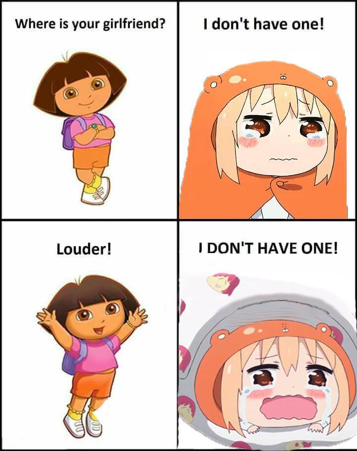 meme Dora versi anime (reddit.com/user/whitedevilblood)