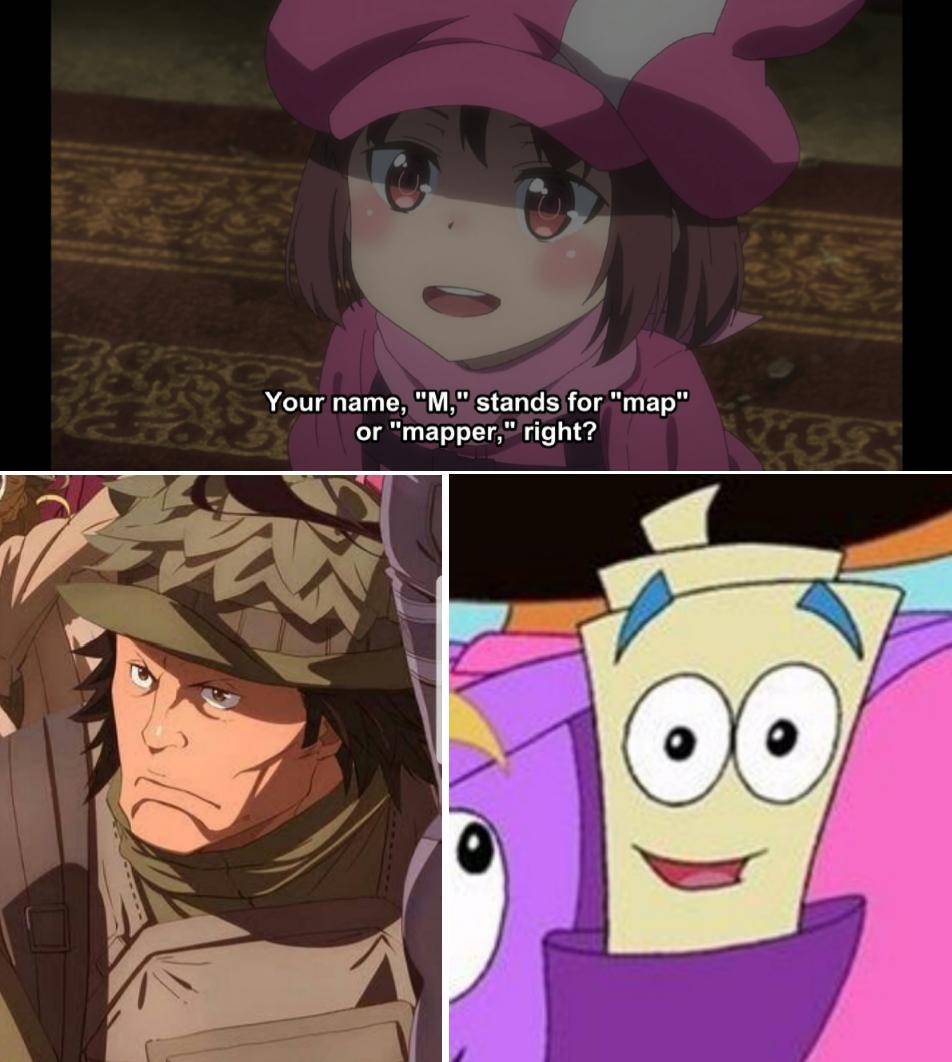 meme Dora versi anime (reddit.com/user/lol1gaggin)