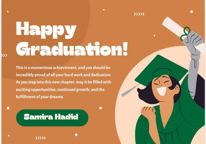 Inspirasi kartu ucapan wisuda (canva.com/Move Studios)
