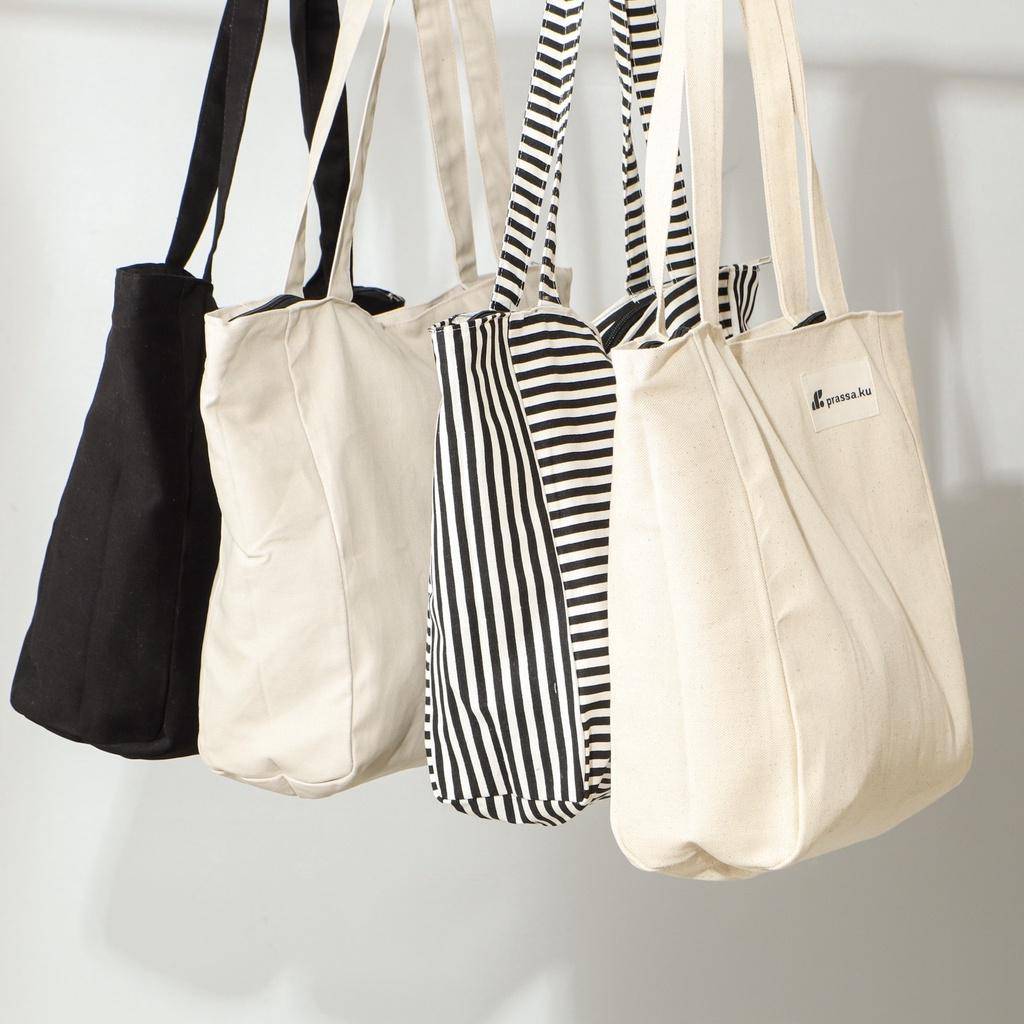 Prassa.ku Tote bag ZIPPER SERIES! (shopee.co.id/Prassa.ku Official Shop)