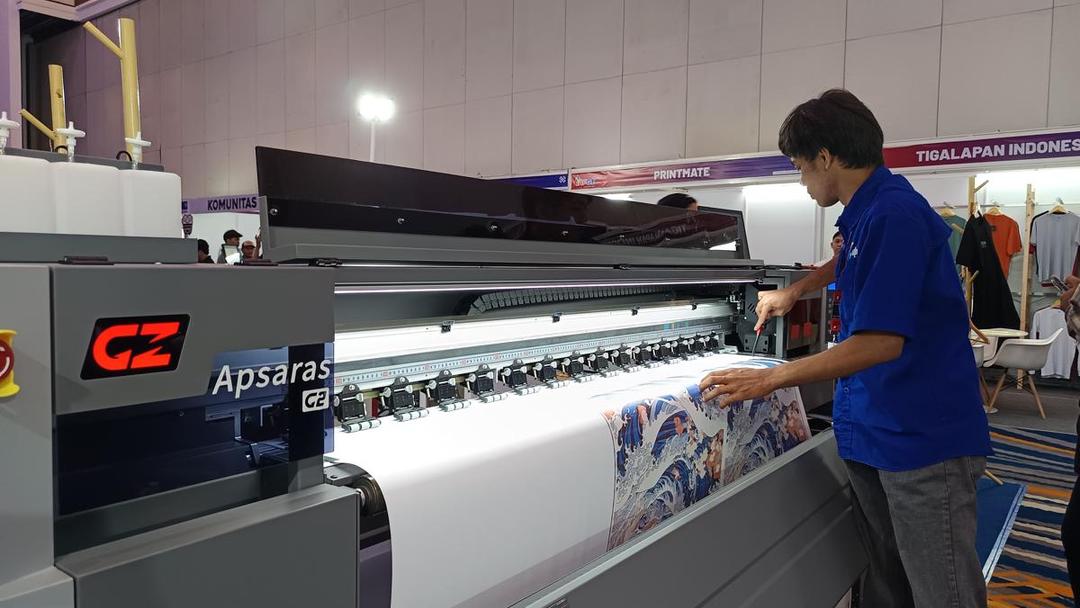 Suasana pameran IAPGE 2025 Makassar di Hotel Four Points, Rabu (18/6/2025). (IDN Times/Asrhawi Muin) 