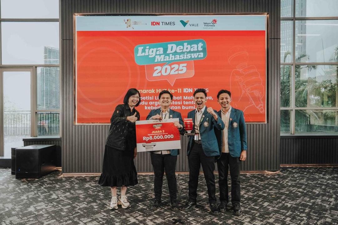 Liga Debat Mahasiswa IDN Times 2025, Undip Juara Kedua Setelah Kalah Dari Unhas