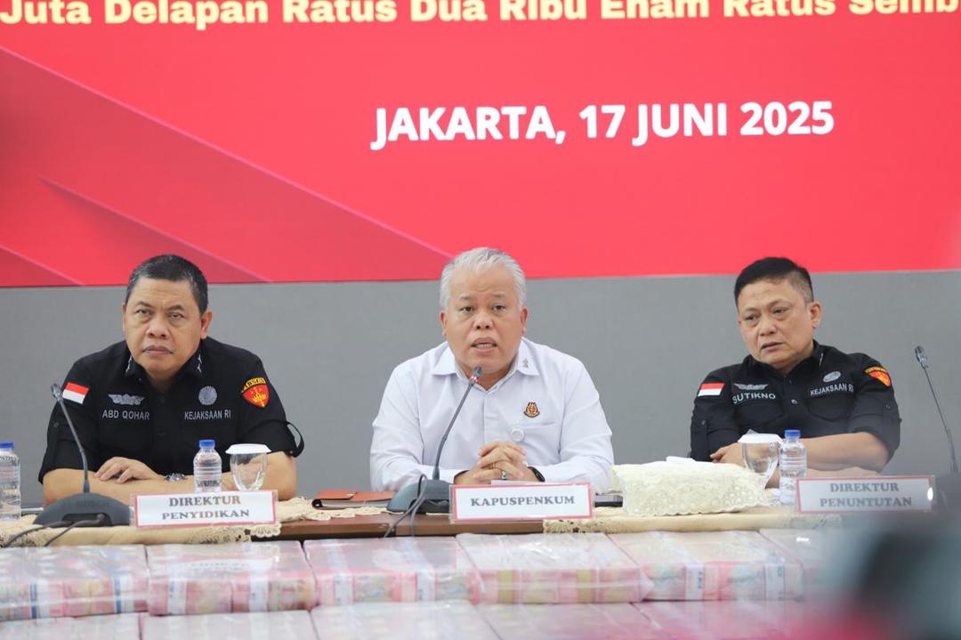 Foto penampakan uang 2 triliun yang disita Kejagung