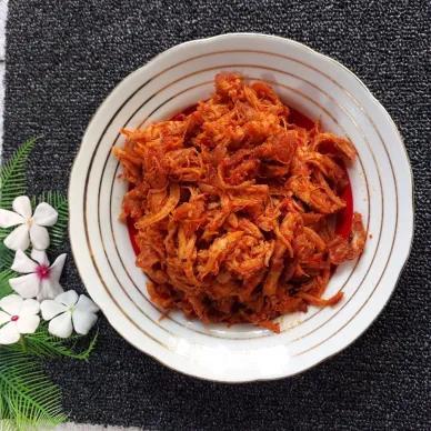 Resep Ayam Suwir Bumbu Balado Pedas Nikmat, Gurihnya Berasa di Lidah