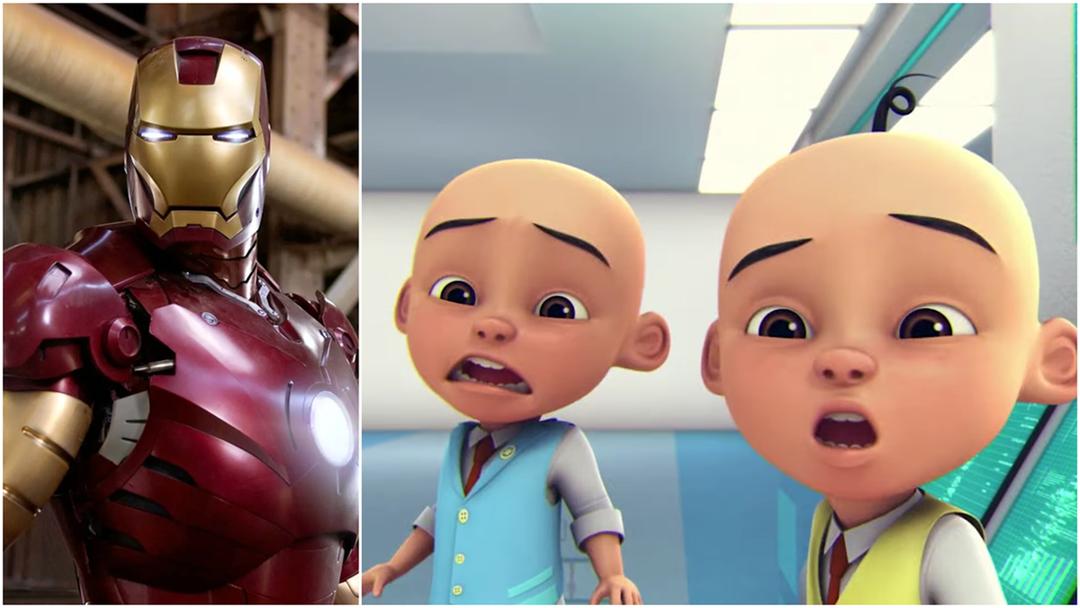 Apa yang Terjadi Kalau Iron Man Main ke Kampung Durian Runtuh di Upin dan Ipin?