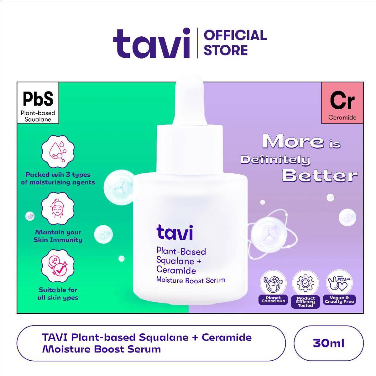 Tavi Plant - Based Squalane + Ceramide Moisture Boost Serum (tavi-world.com)