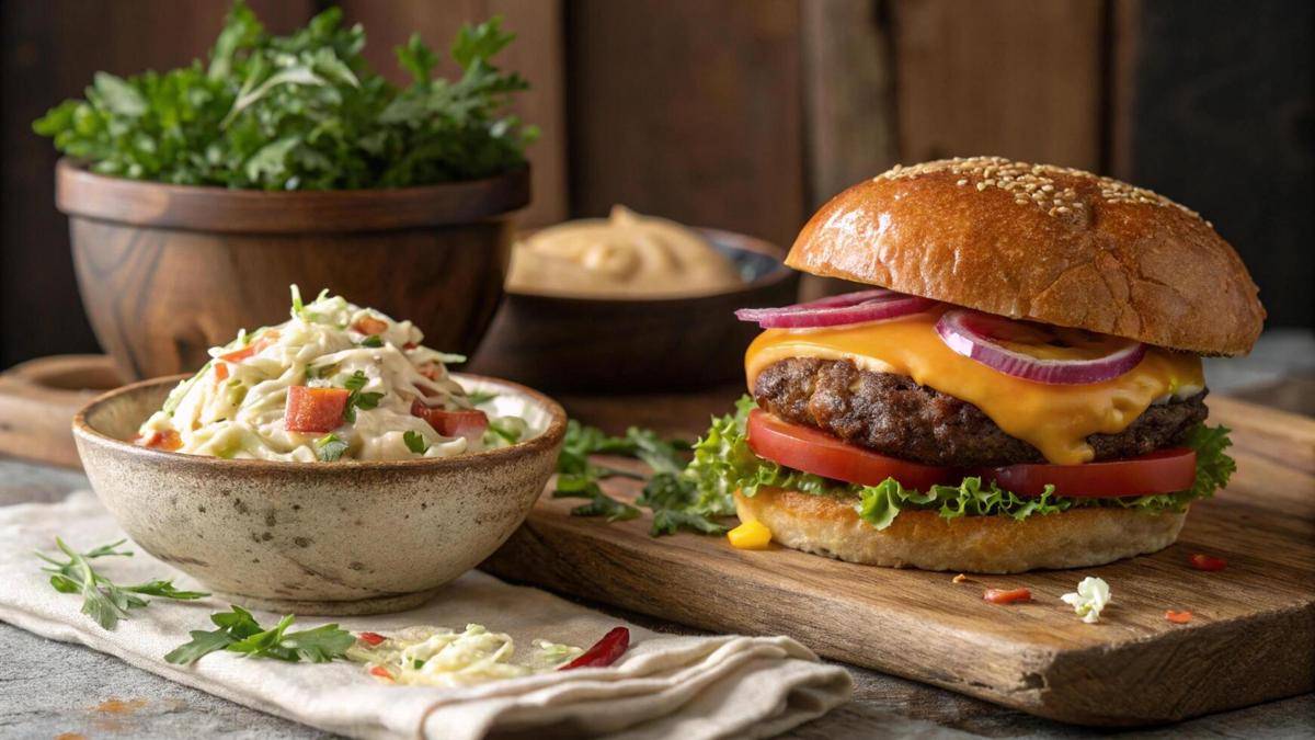 ilustrasi beef burger (vecteezy.com/Laksika Buakeeree)