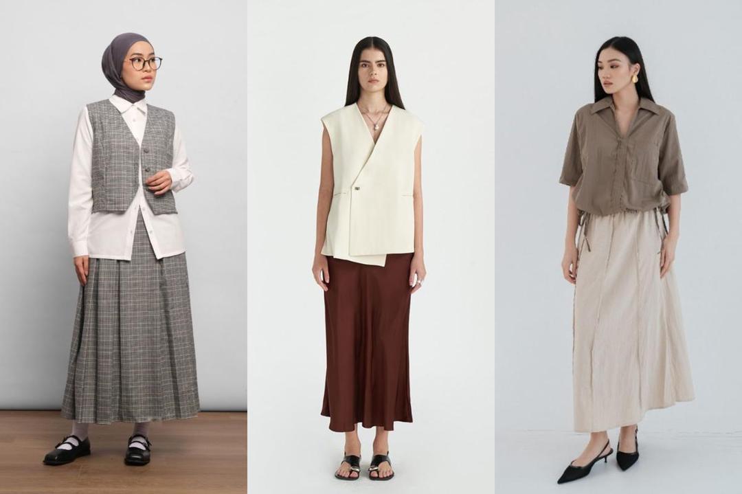 9 Rekomendasi Rok Modern Lokal untuk Ngantor, Mulai Rp100 Ribuan!
