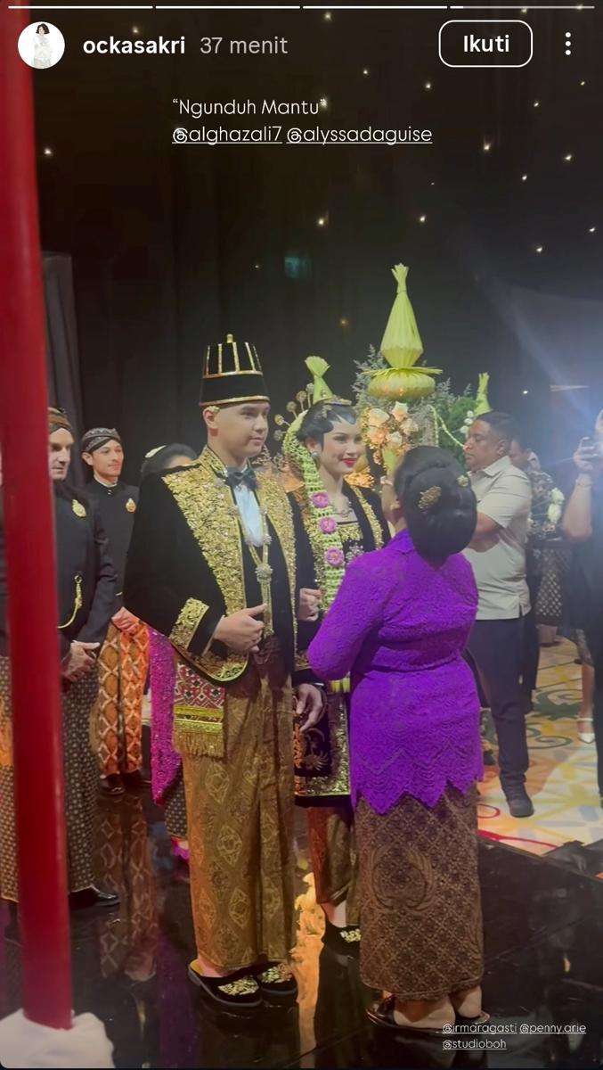 Ngunduh Mantu Al Ghazali dan Alyssa Daguise