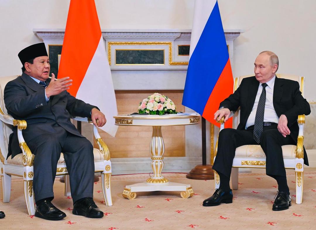 Bertemu Putin, Prabowo: Rusia Sudah Membantu Sejak RI Masih Miskin