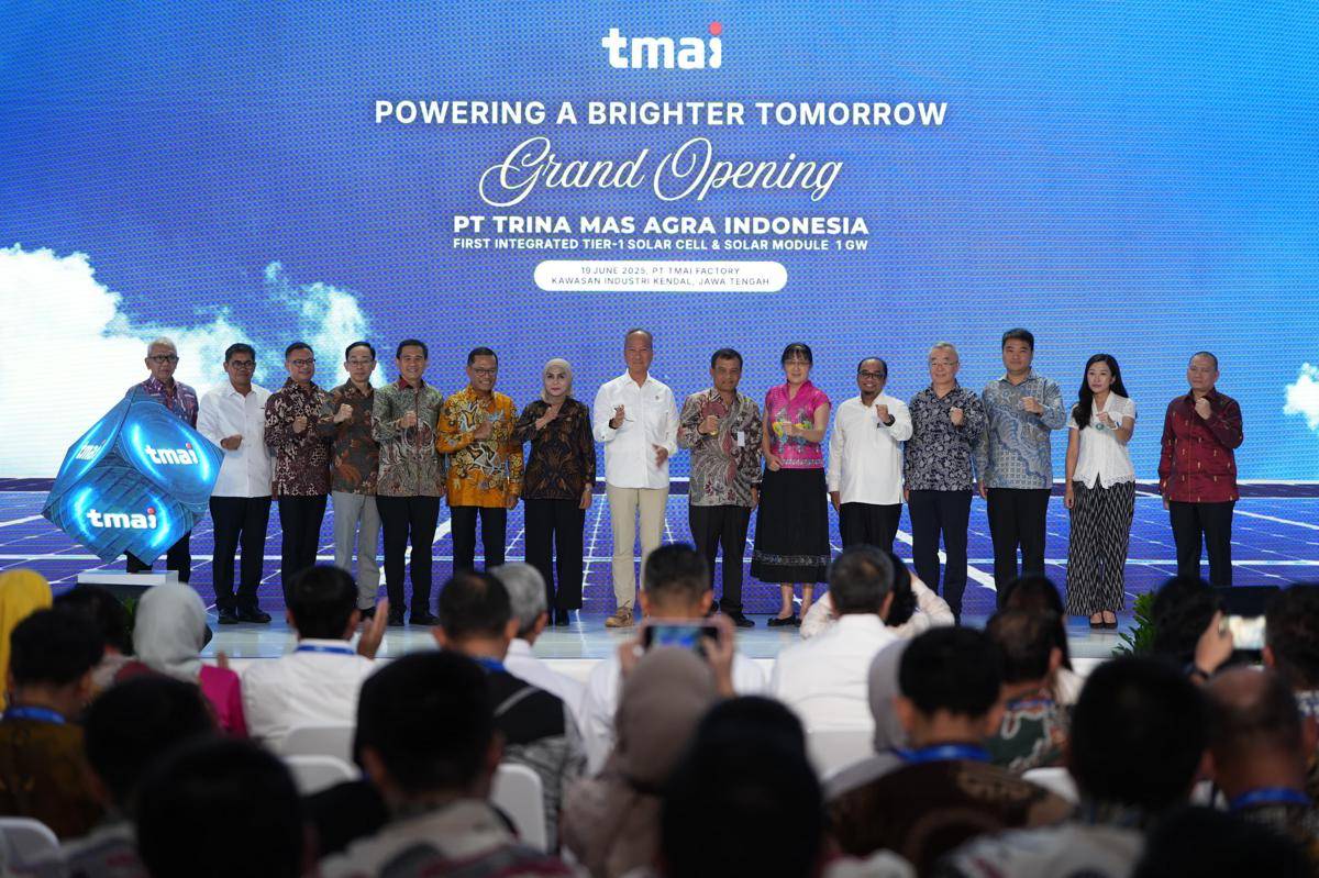 Pabrik panel surya, kawasan industri kendal, tmai, transisi energi