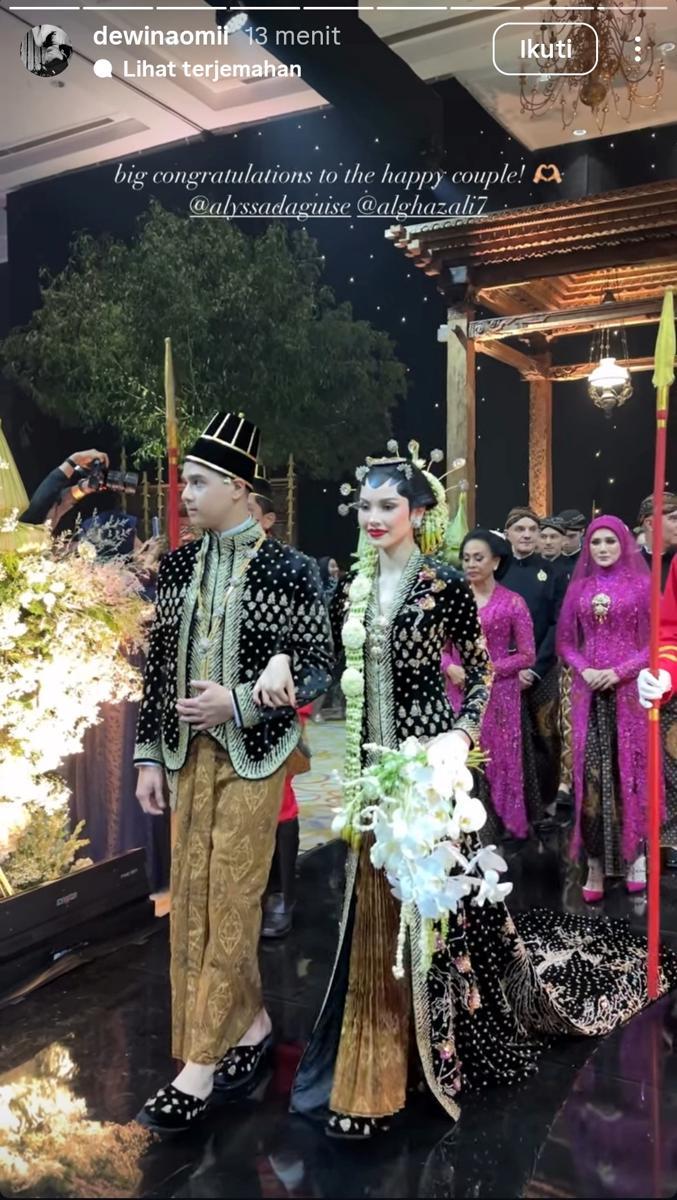 Ngunduh Mantu Al Ghazali dan Alyssa Daguise
