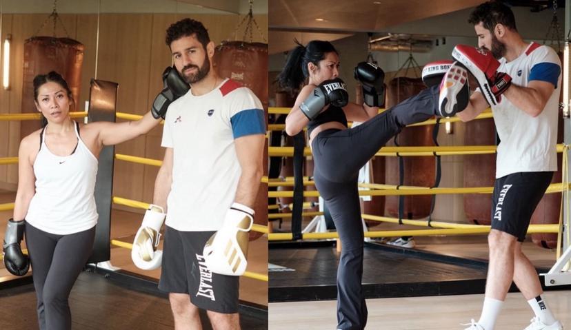 Anggun C. Sasmi latihan kickboxing demi karakater di serial Reacher Season 4 