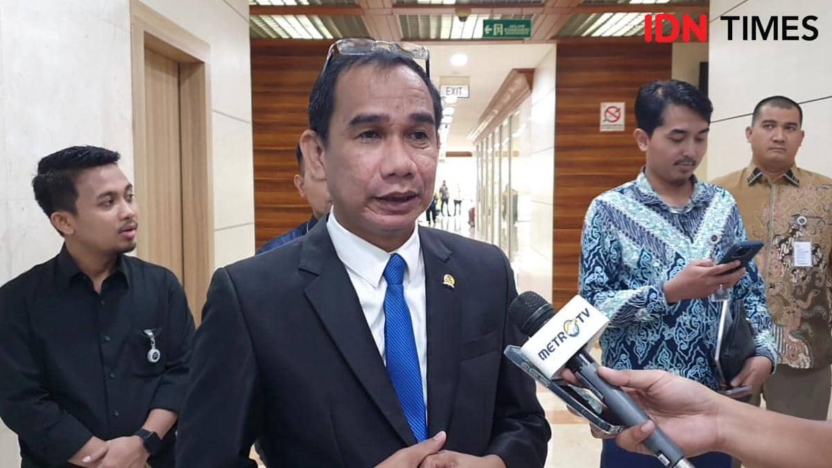 Anggota Komisi III DPR RI Fraksi NasDem Rudianto Lallo. (IDN Times/Amir Faisol)