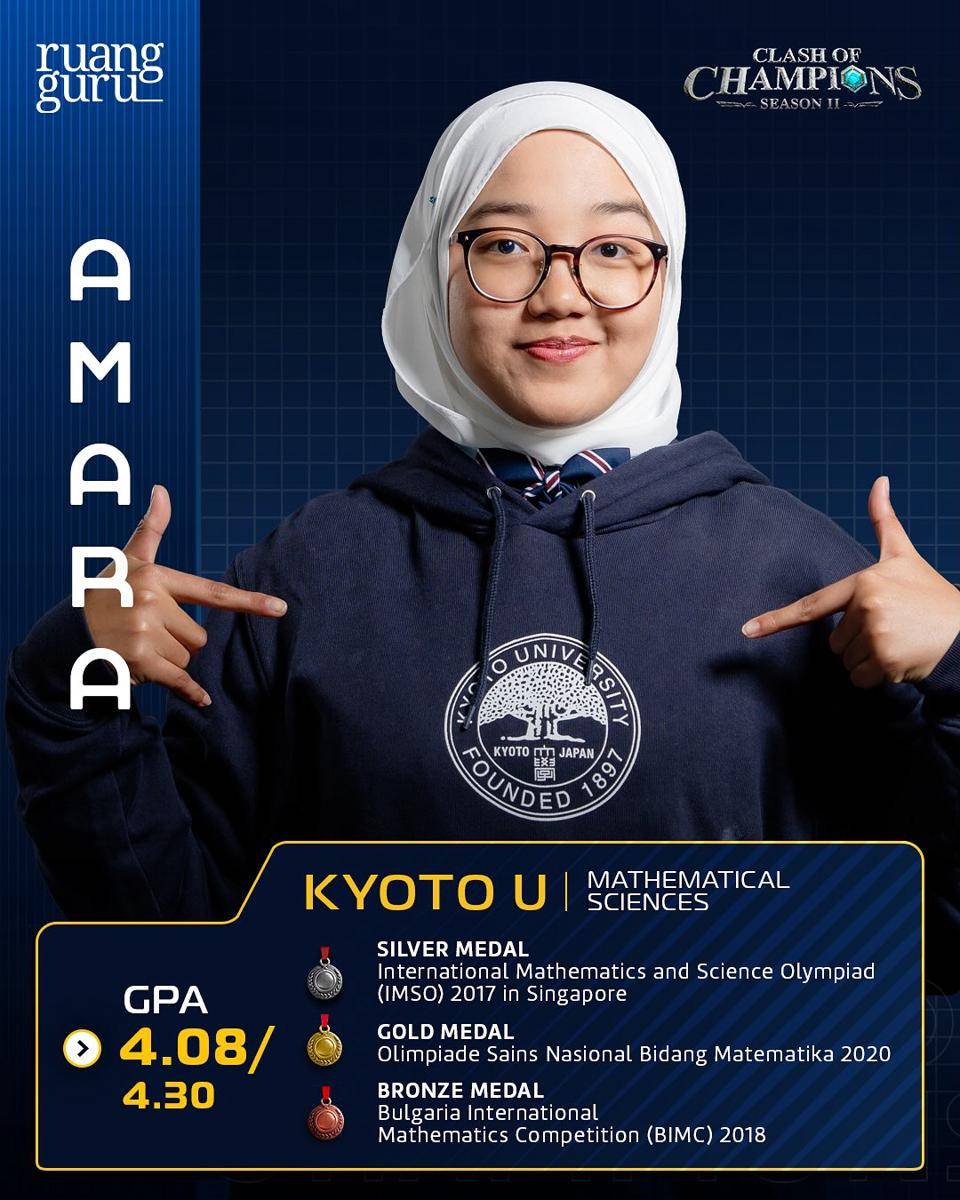 profil biodata tim luar negeri CoC 2 (instagram.com/ruangguru_)