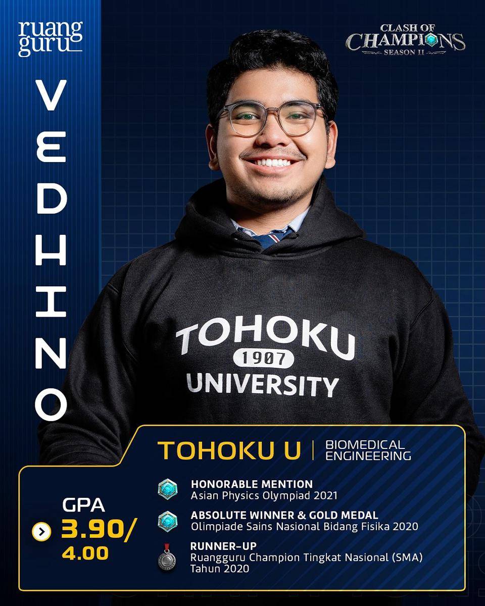 profil biodata tim luar negeri CoC 2 (instagram.com/ruangguru_)