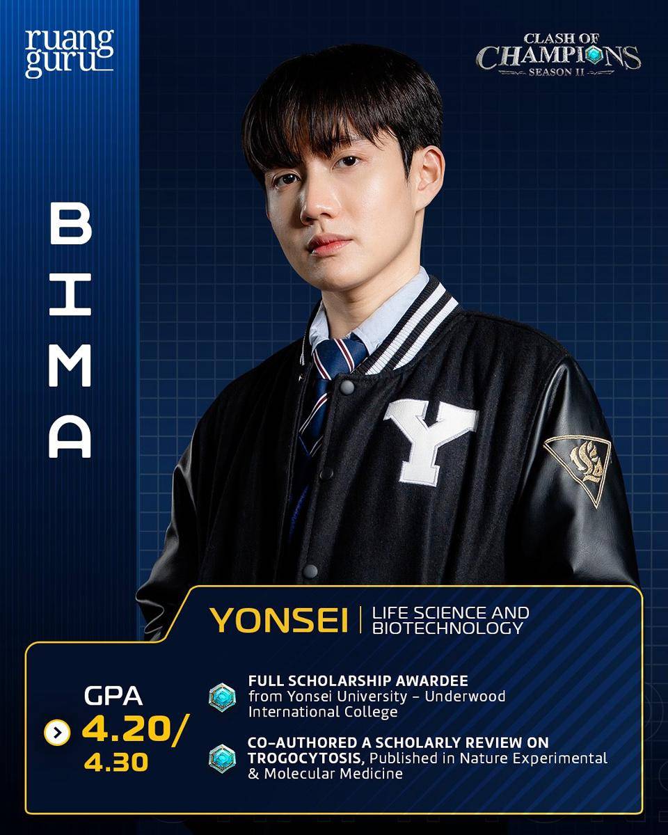 profil biodata tim luar negeri CoC 2 (instagram.com/ruangguru_)