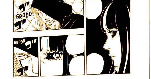 Eida terkejut saat melihat kejadian di tempat duel Boruto