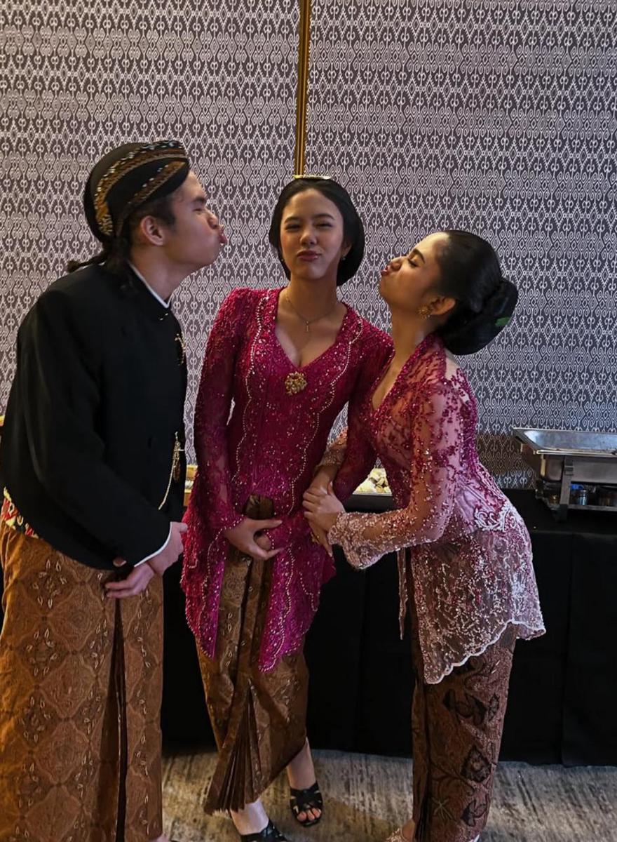 Shafeea Ahmad di ngunduh mantu Al Ghazali dan Alyssa (instagram.com/tissabiani)