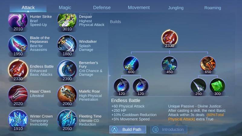 Patch Baru Item MLBB (mobile legends)