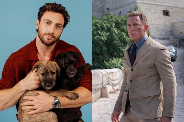 Aaron Taylor-Johnson dan Daniel Craig (instagram.com/aarontaylorjohnson | dok. Universal Pictures/No Time To Die)