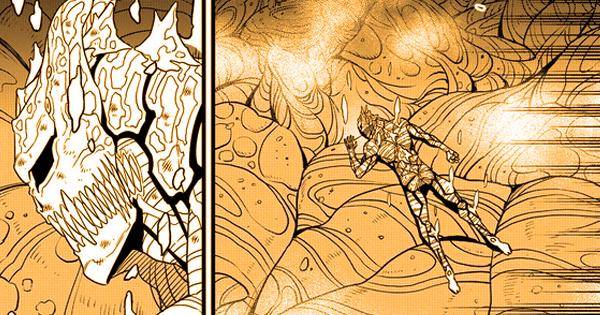 Kafka terbujur kaku setelah berhasil menang - Kaiju No. 8