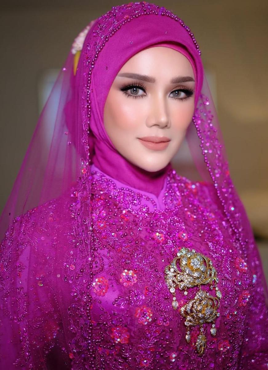 Mulan Jameela di ngunduh mantu (instagram.com/luckyhakim9)