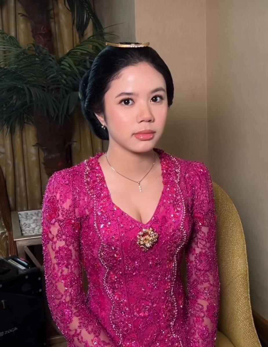 Shafeea Ahmad di ngunduh mantu Al Ghazali dan Alyssa (instagram.com/Andiandalusia)