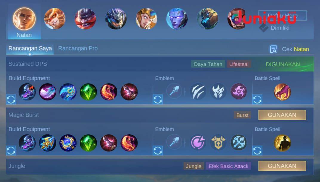 Build Natan 2025 (Dok. Moonton/Mobile Legends)
